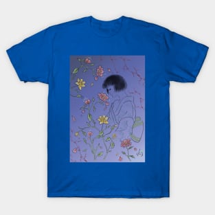 Kimono & Flowers T-Shirt